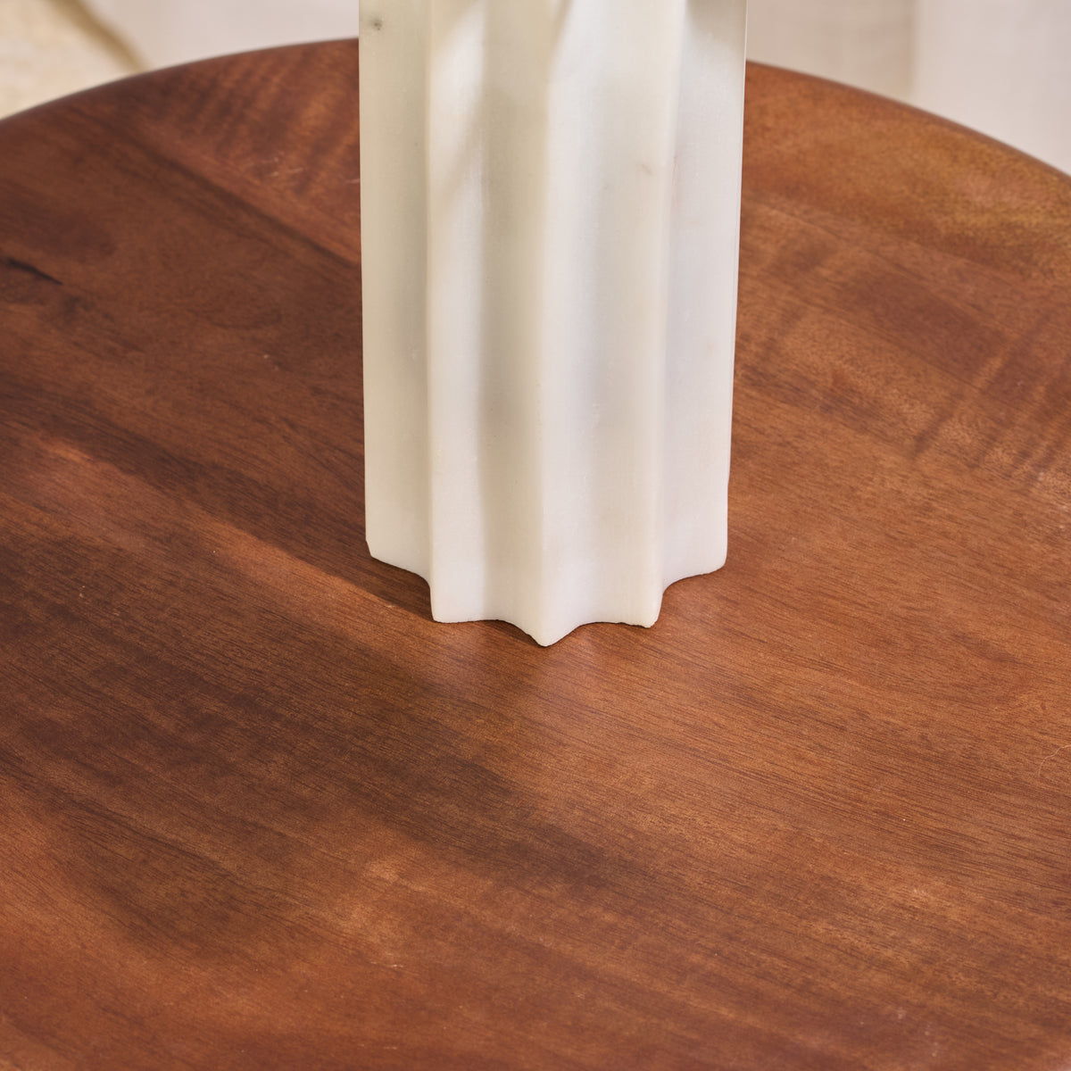Fluted Marble Vase