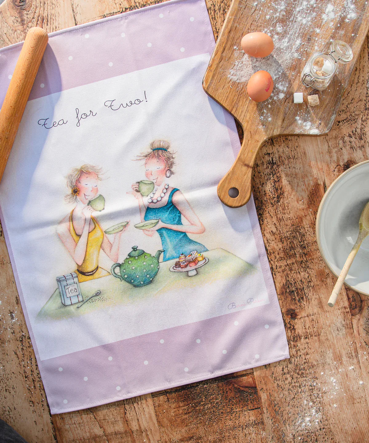 Berni Parker 'Tea for Two' Towel (1 Pack)