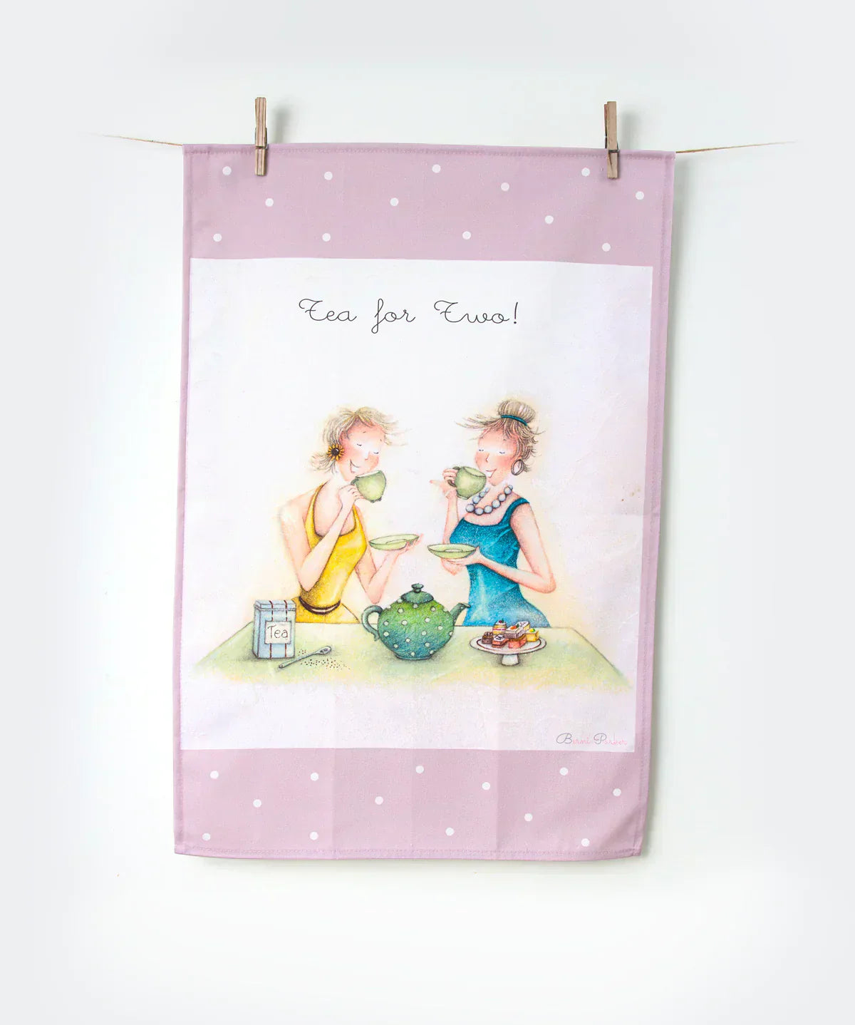 Berni Parker 'Tea for Two' Towel (1 Pack)