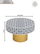 Inlay Round Coffee Table
