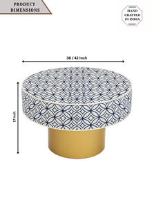 Inlay Round Coffee Table