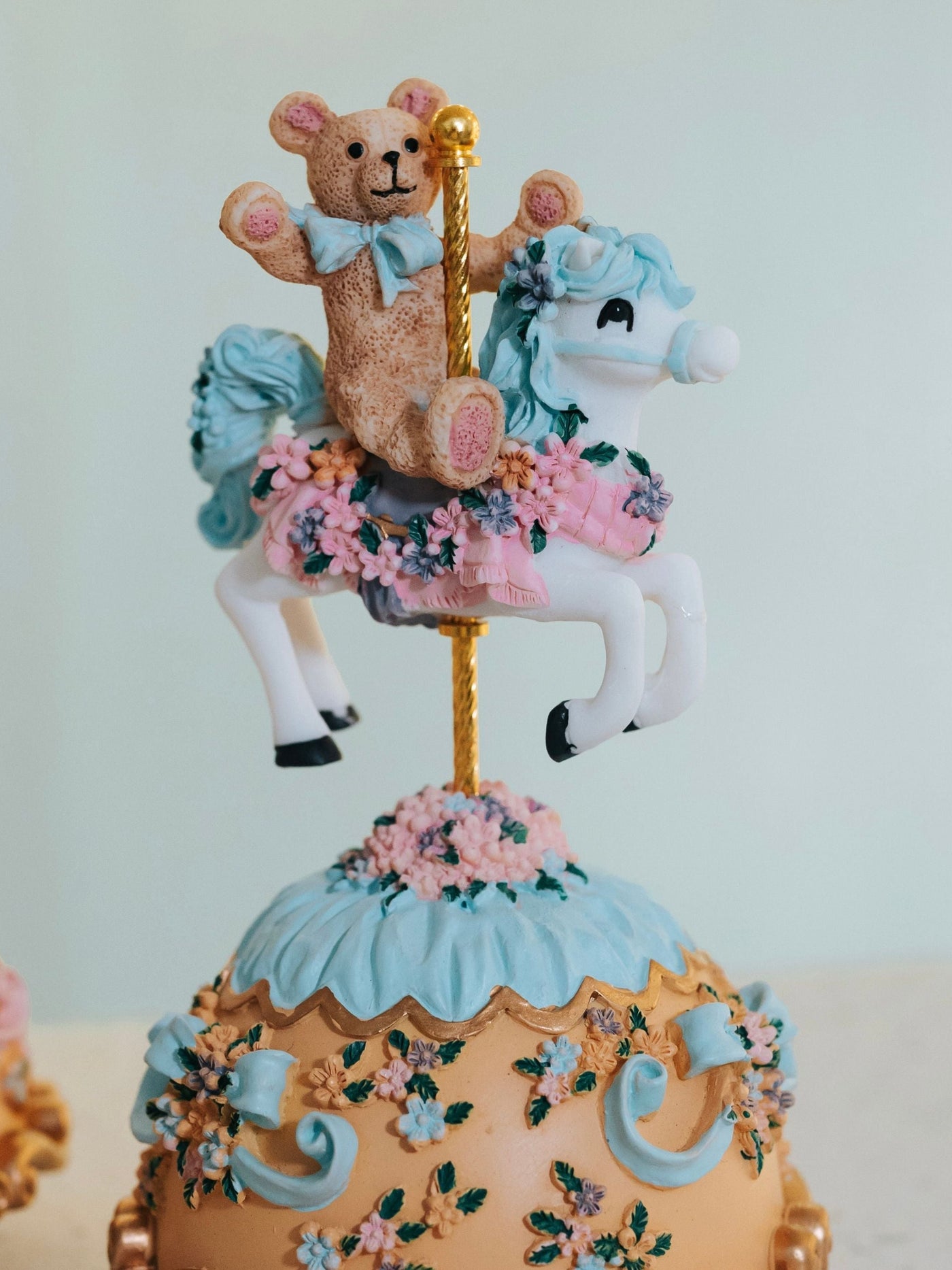 Teddy Bear Carousel music decor