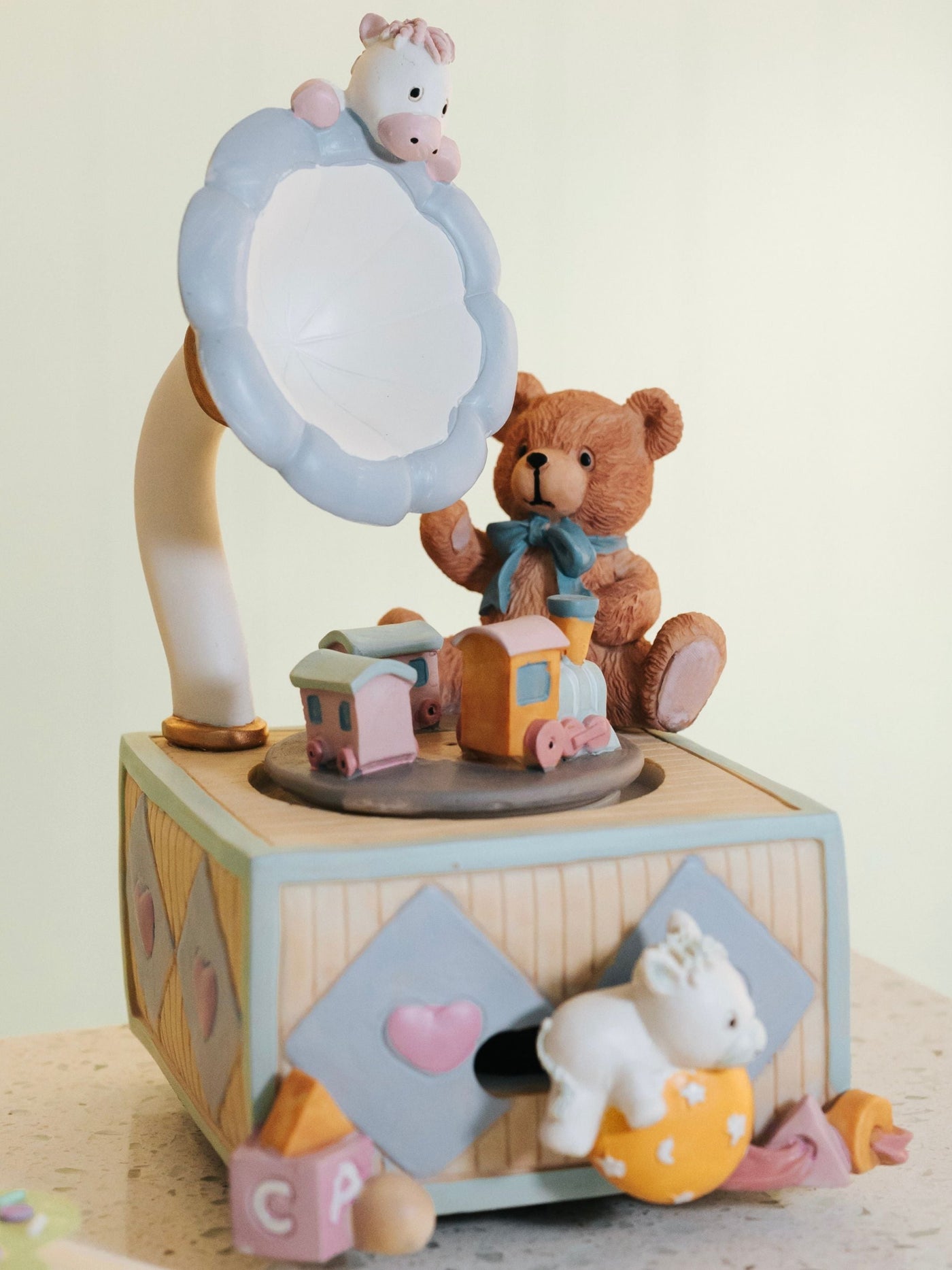 Teddy Bear Gramophone Music decor