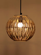 Tena Round Quilled Hanging Lamp