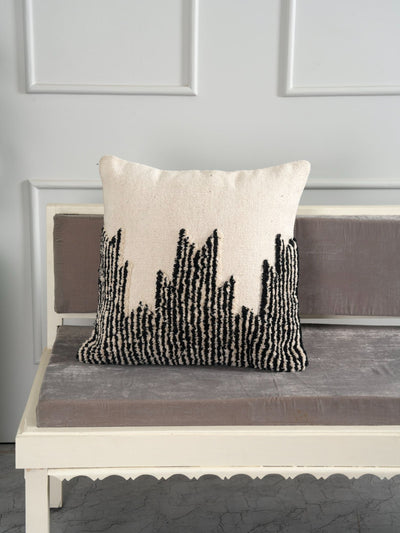 Tufted Cushion Cover - Textured Kilim
