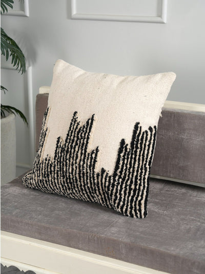 Tufted Cushion Cover - Textured Kilim