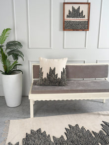 Tufted Cushion Cover - Textured Kilim
