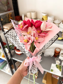 Crochet Tulip Bouquet