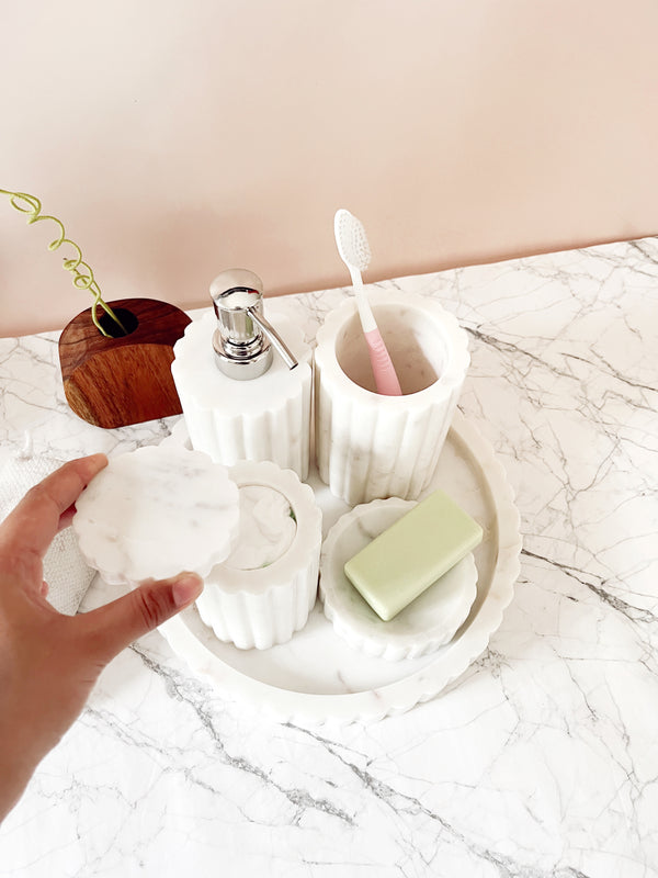 Bathroom Set - Marble