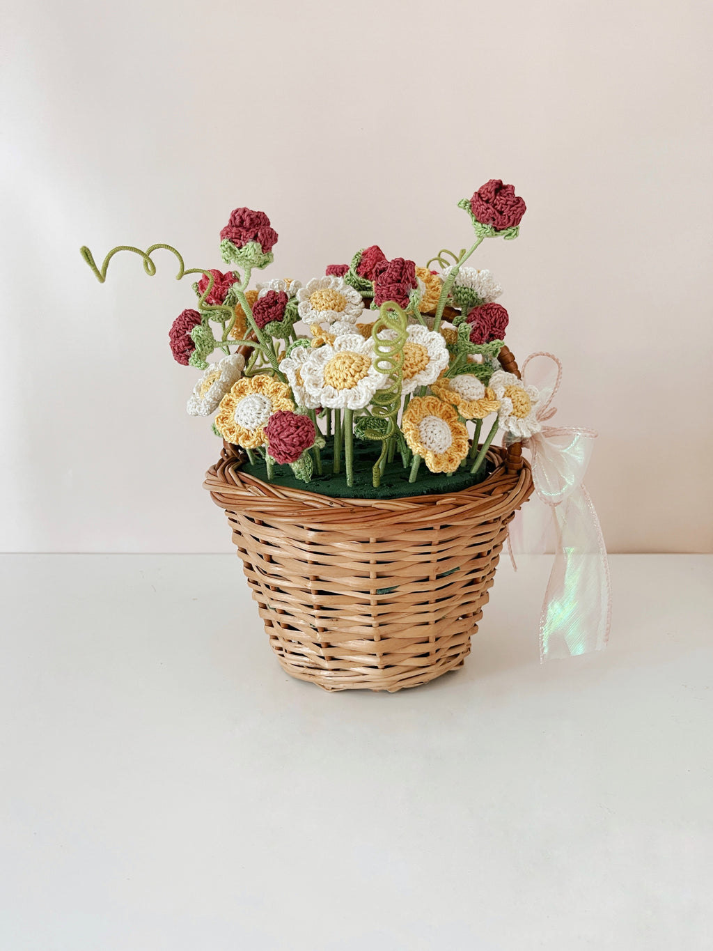 Crochet Flower Basket