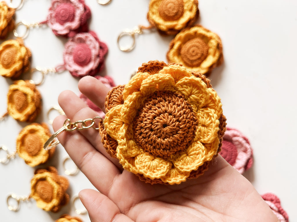 Crochet Flower Charm