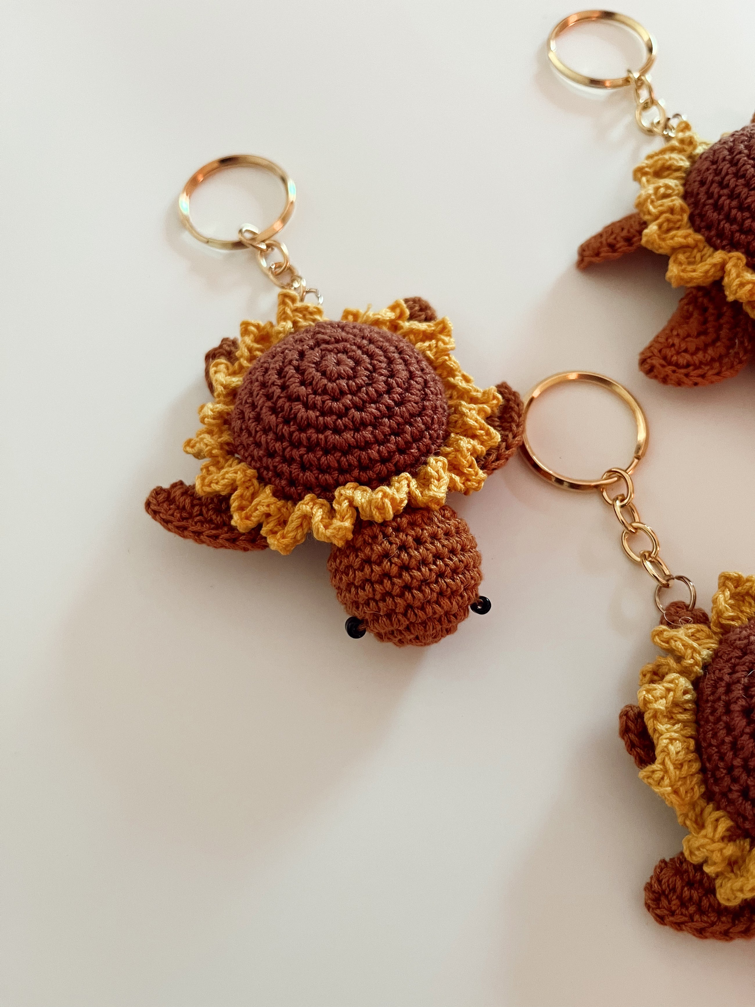 Crochet Turtle Bag Charm