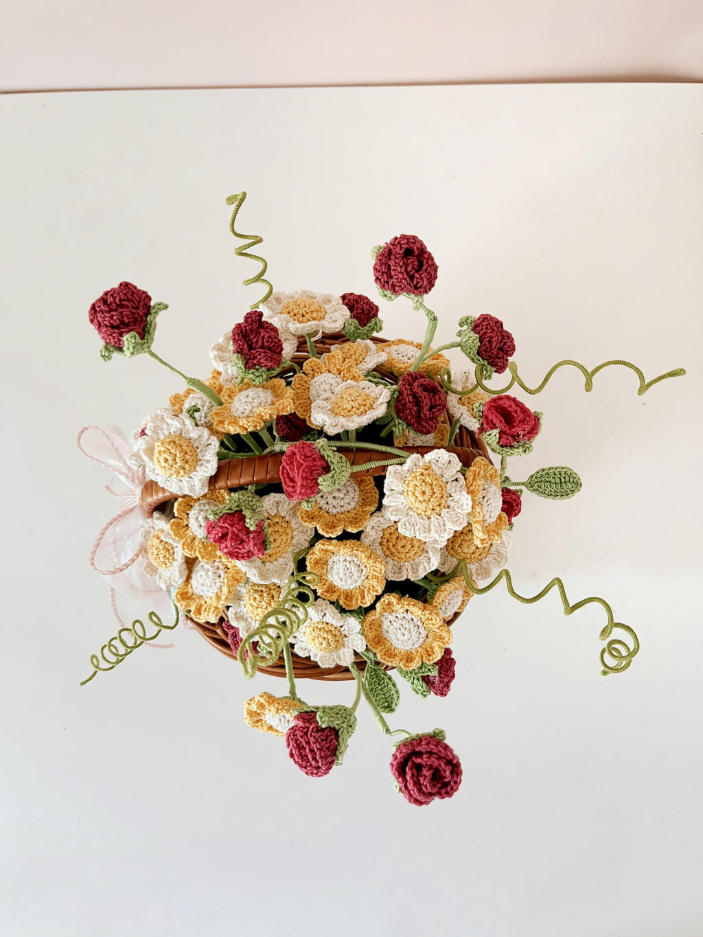 Crochet Flower Basket