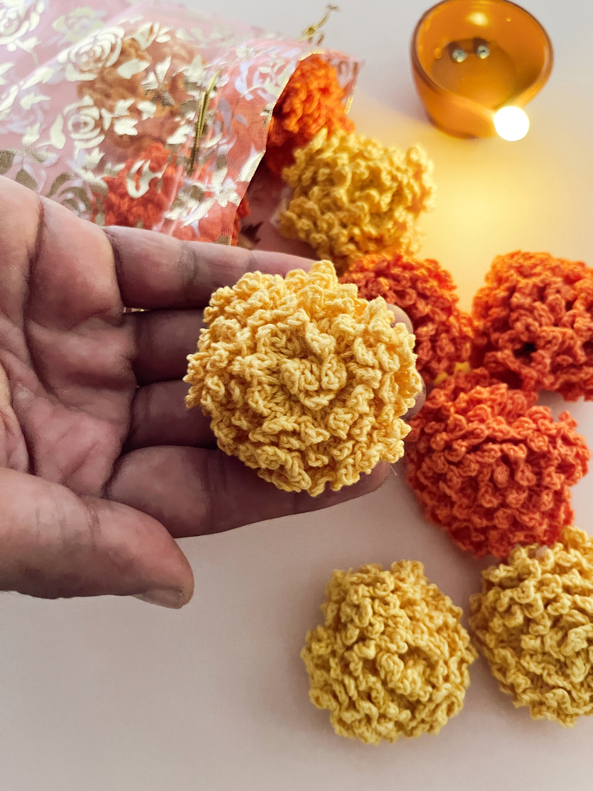 Crochet Genda Phool