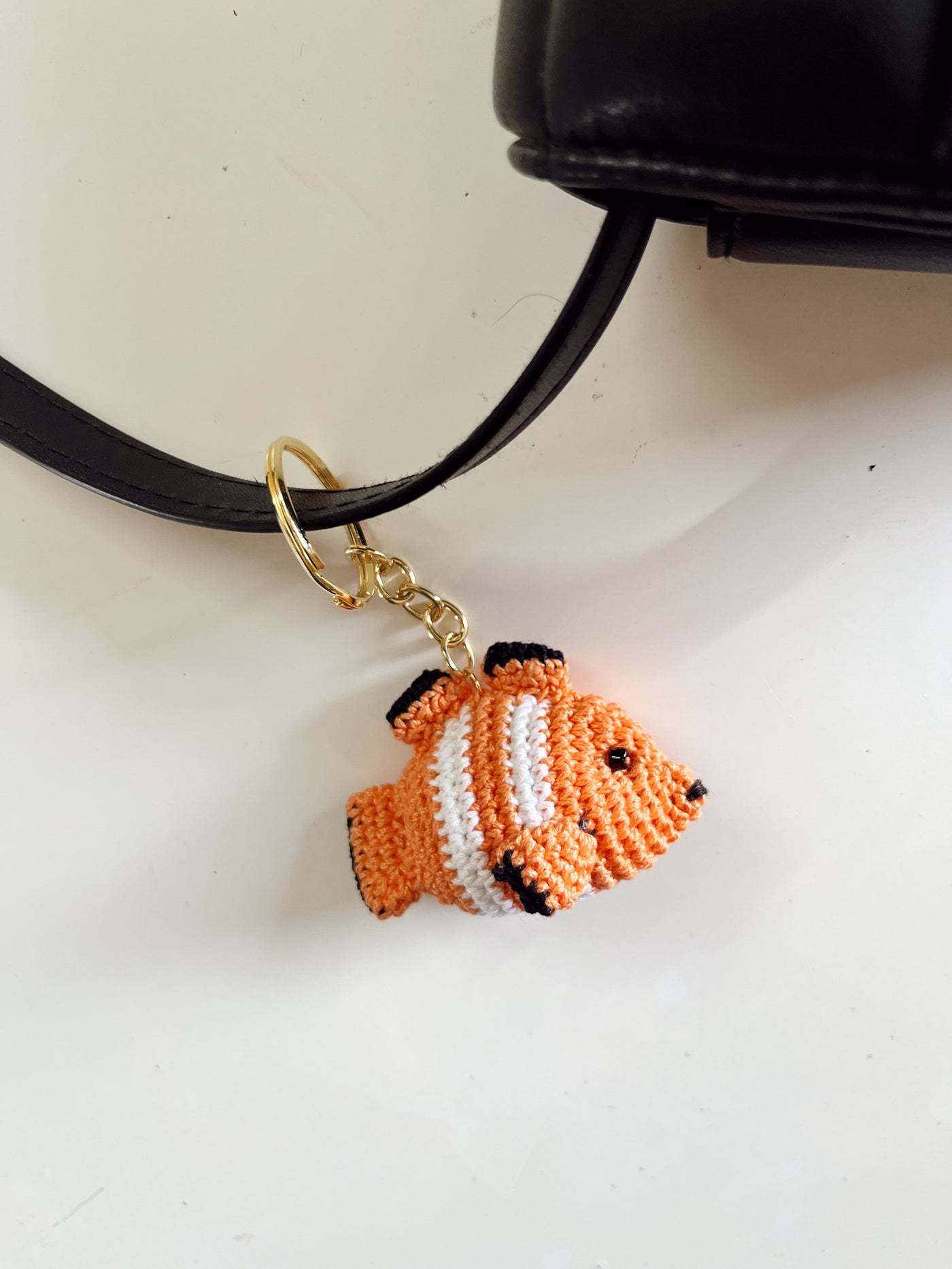 Crochet Fish Keychain