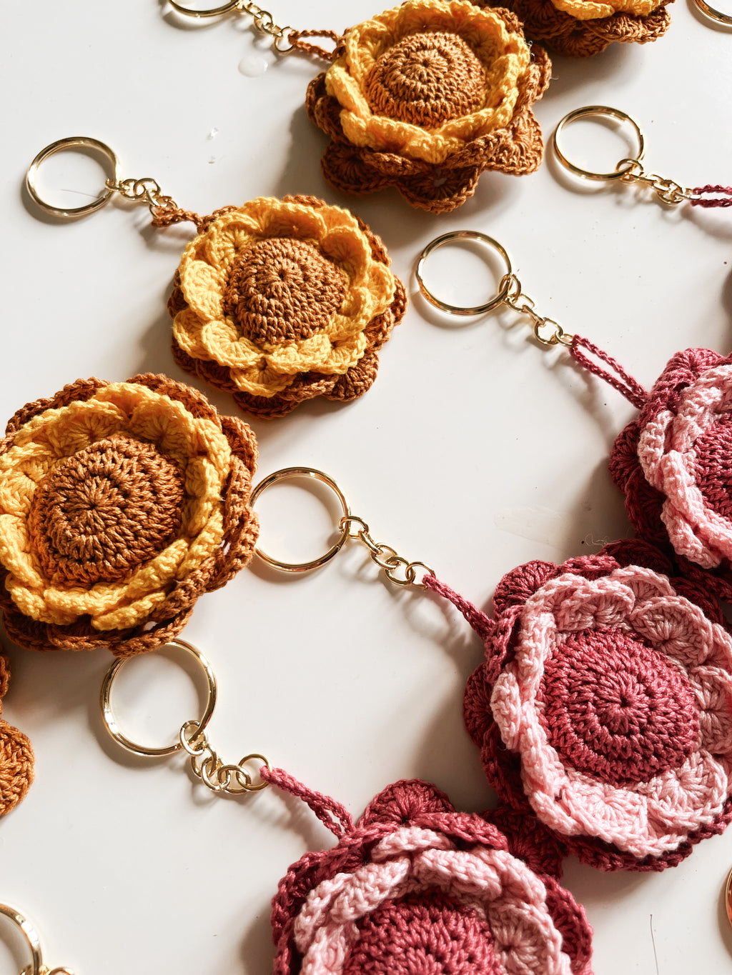 Crochet Flower Charm
