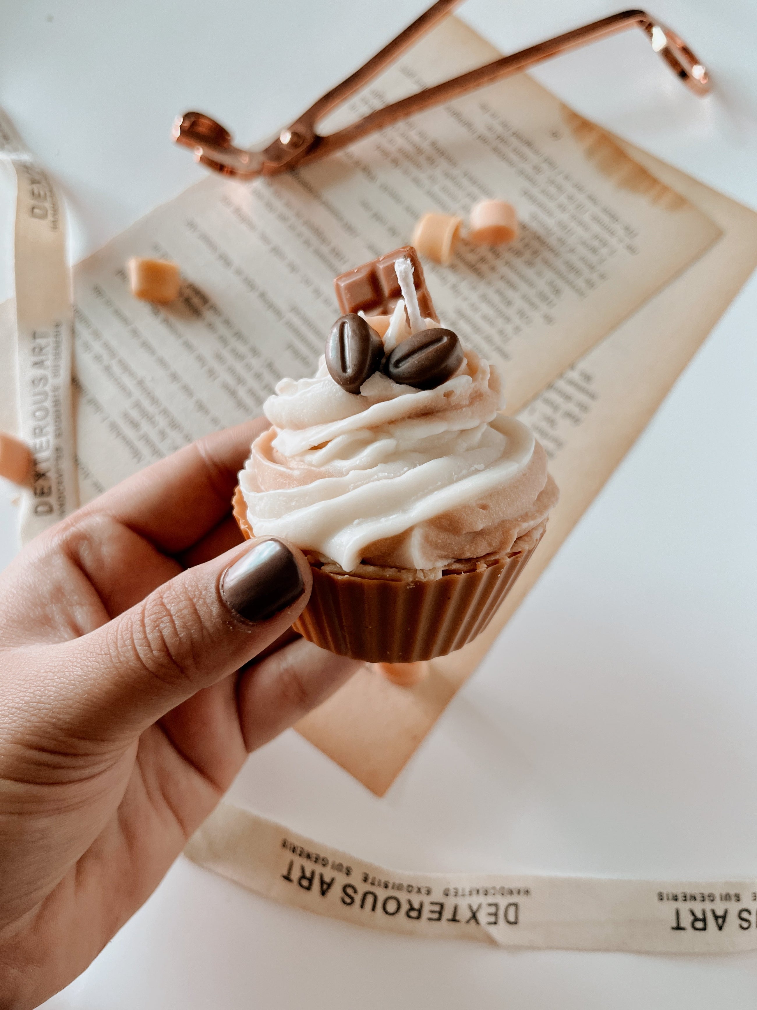 Cup cake Dessert Candle