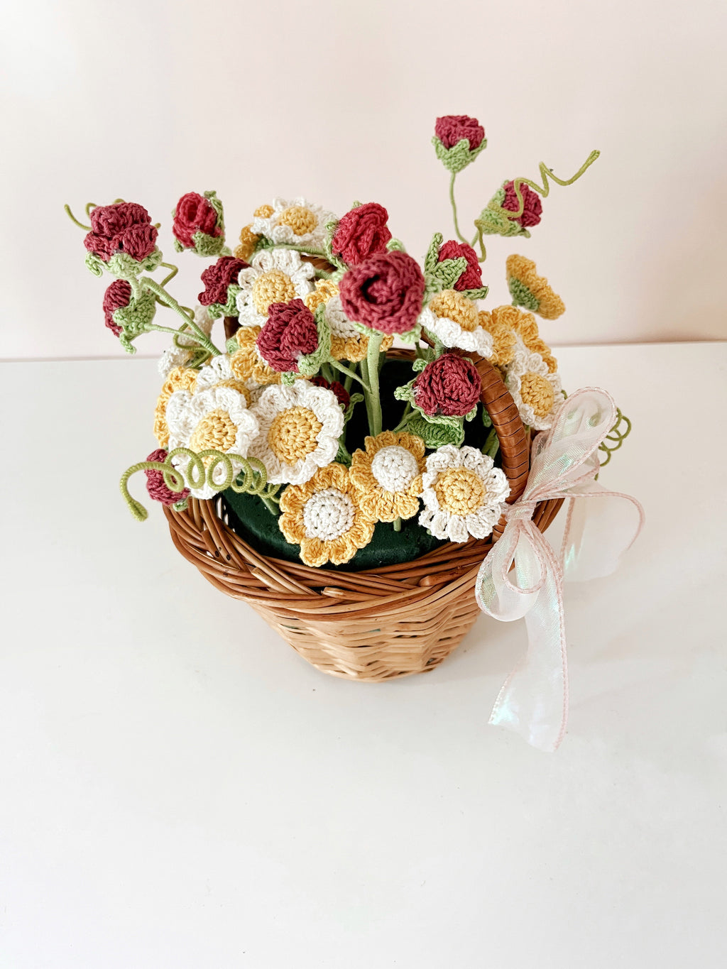 Crochet Flower Basket