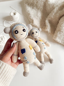 Crochet satellite men toy