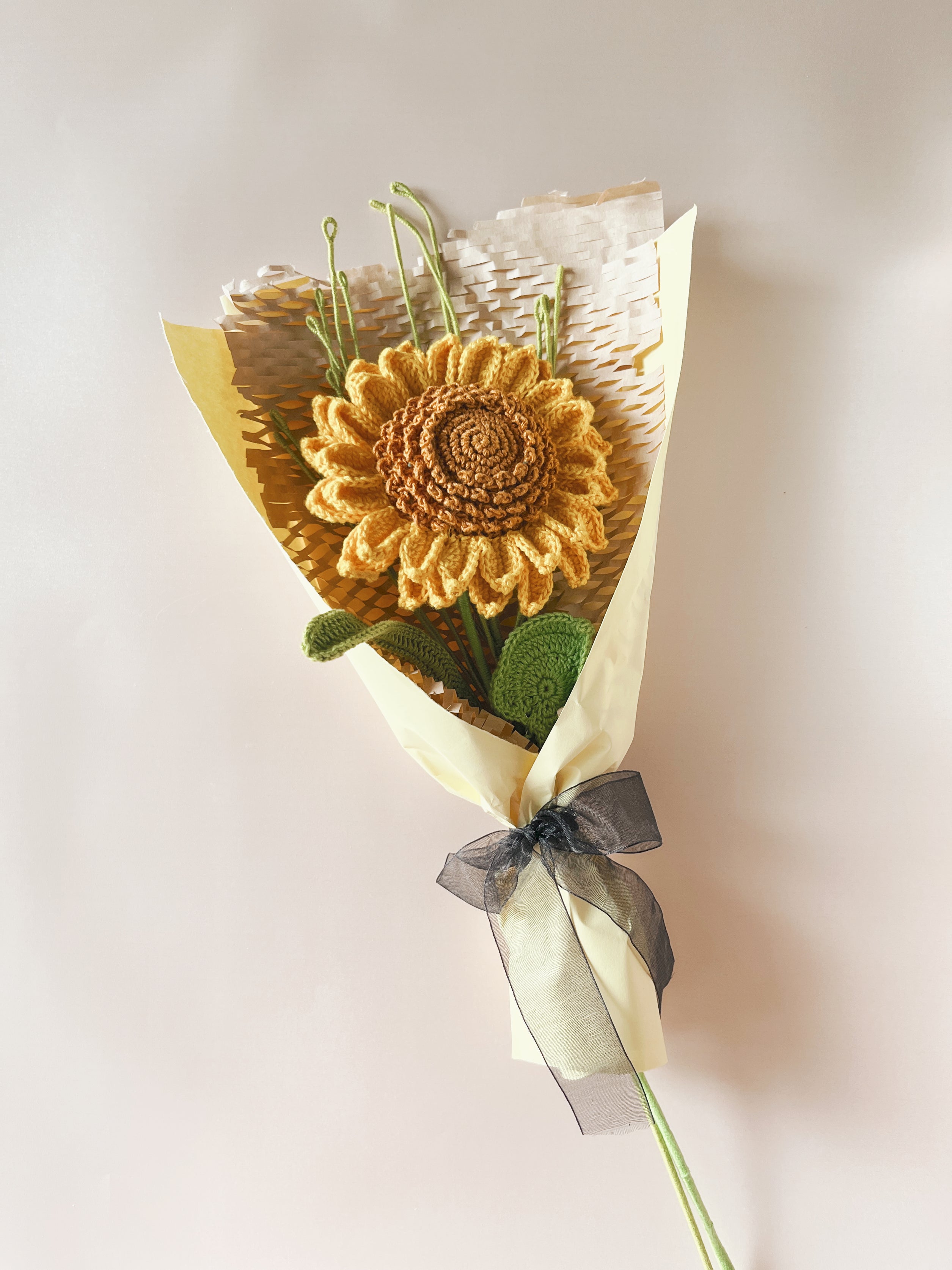 Crochet Sunflower Bouquet