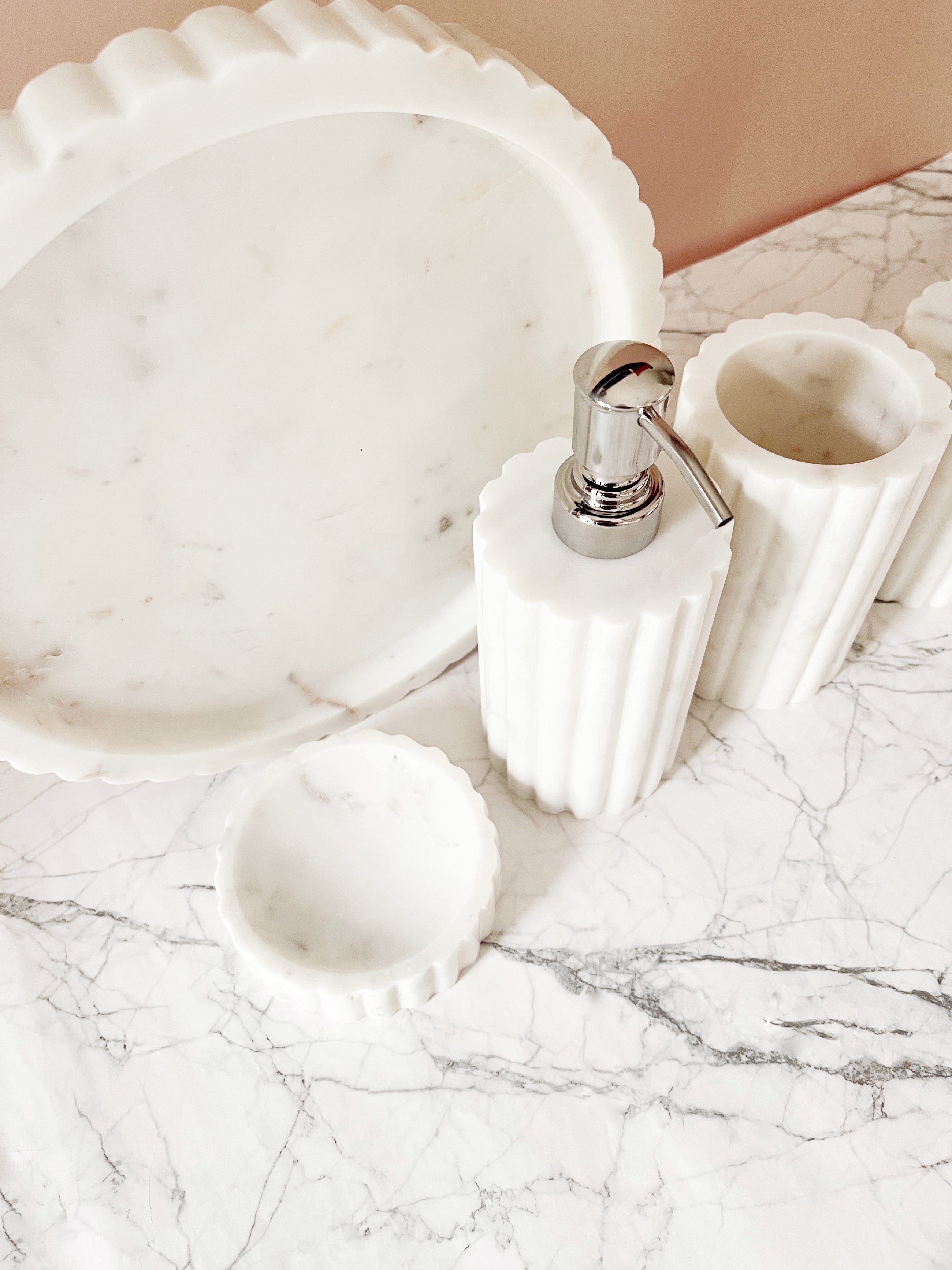 Bathroom Set - Marble