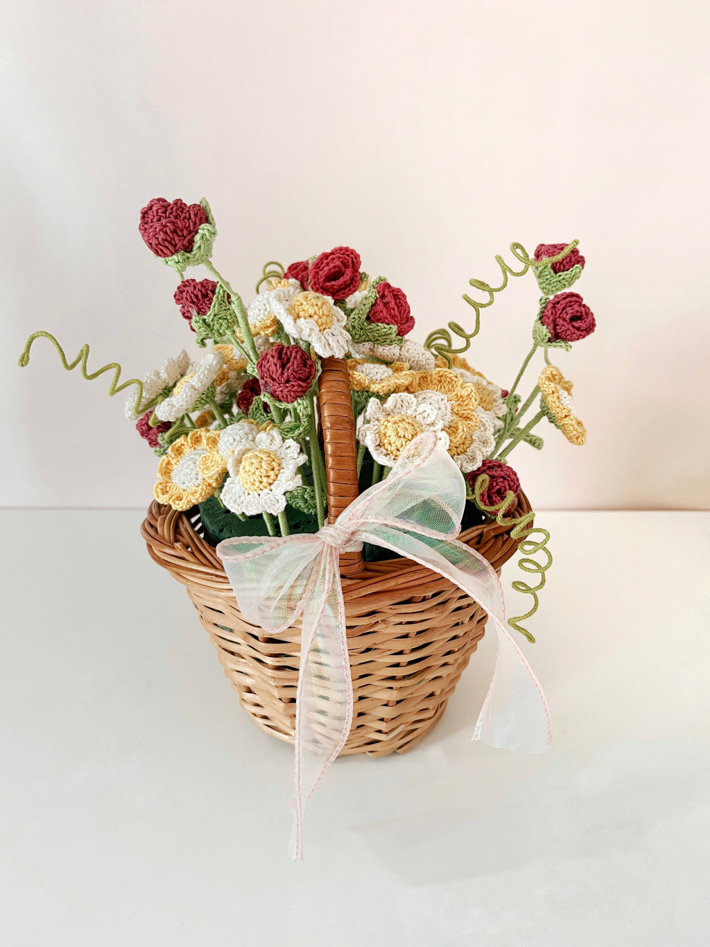 Crochet Flower Basket