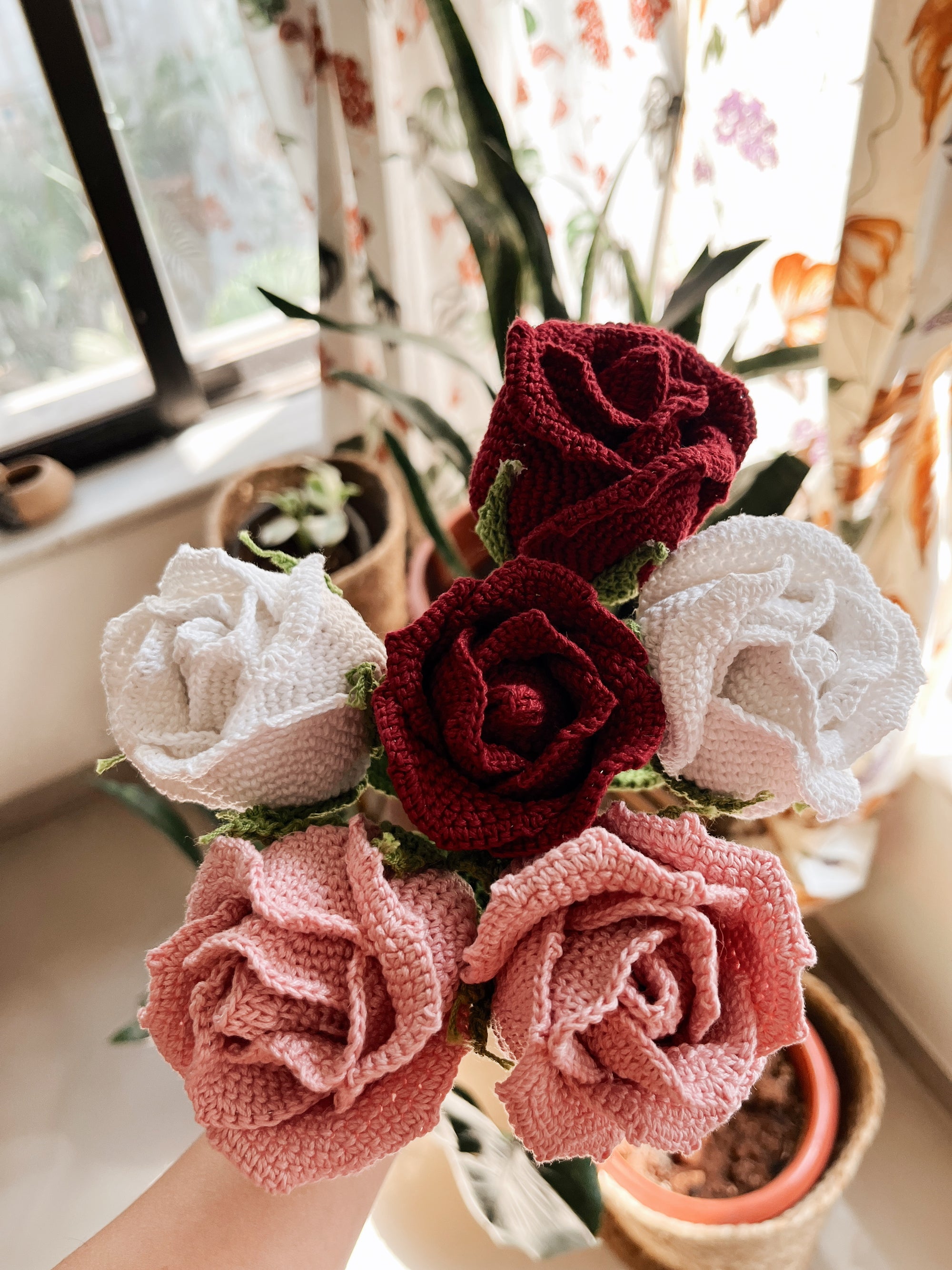 Crochet Rose Flower