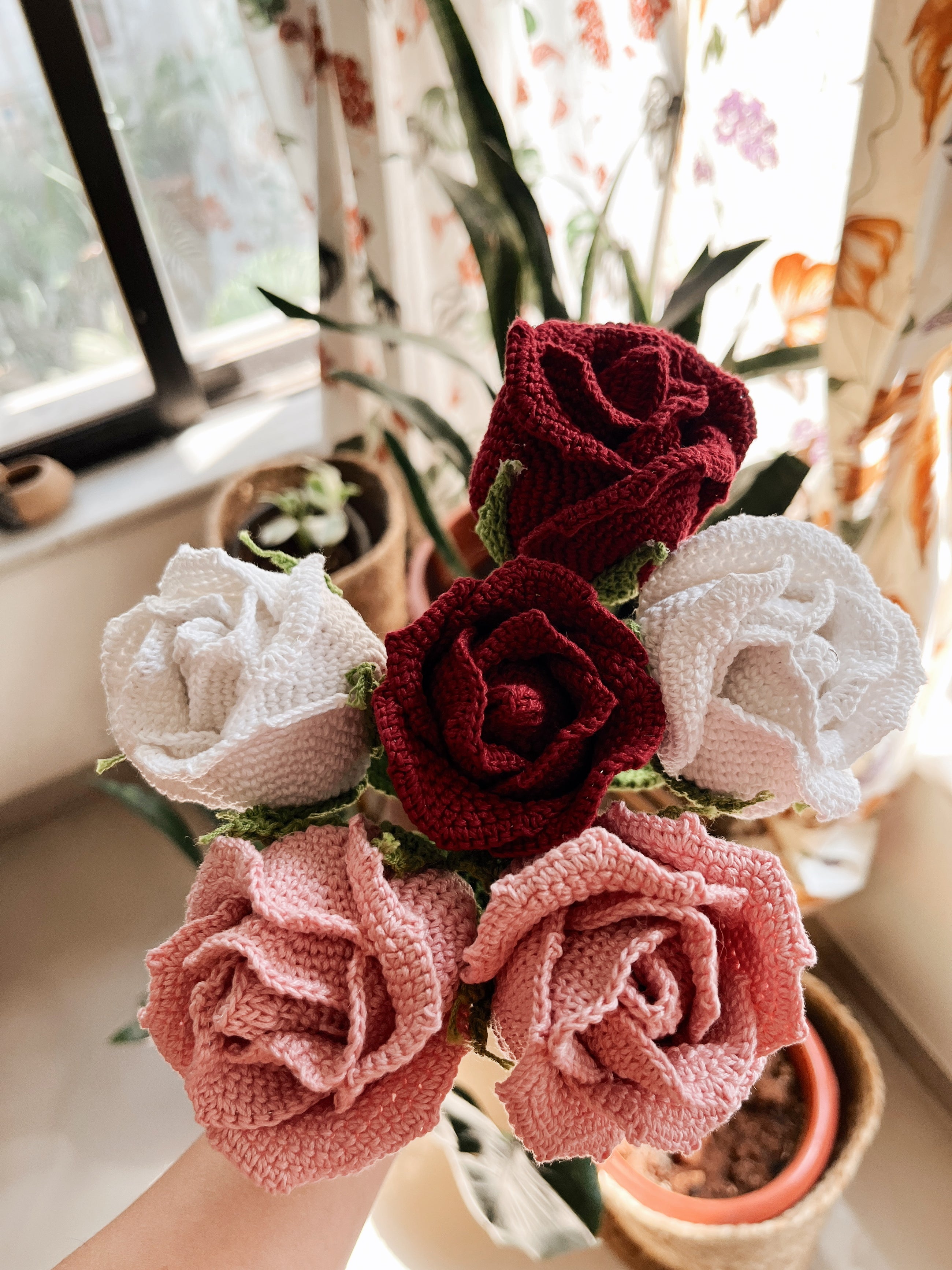 Crochet Rose Flower