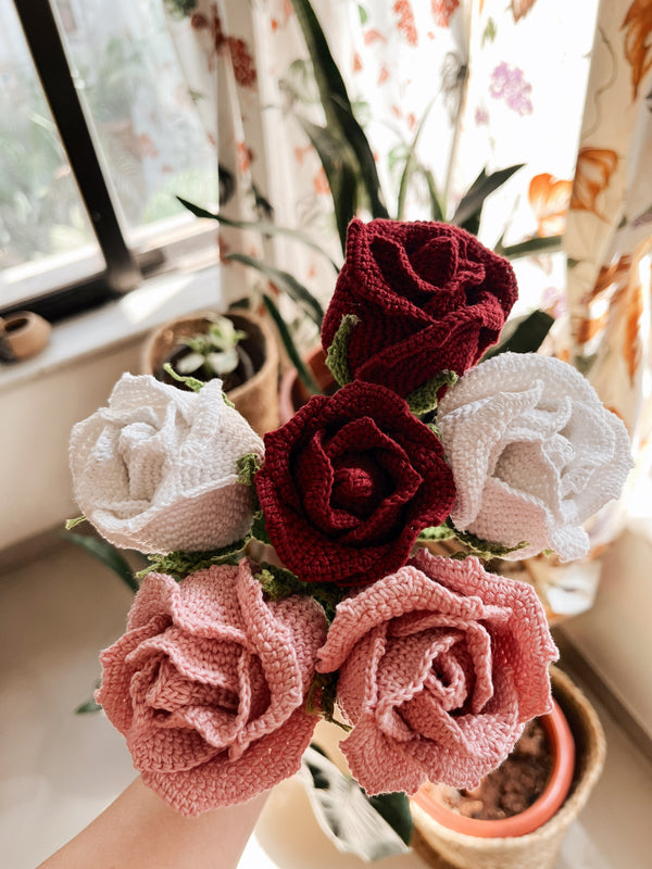 Crochet Rose Flower