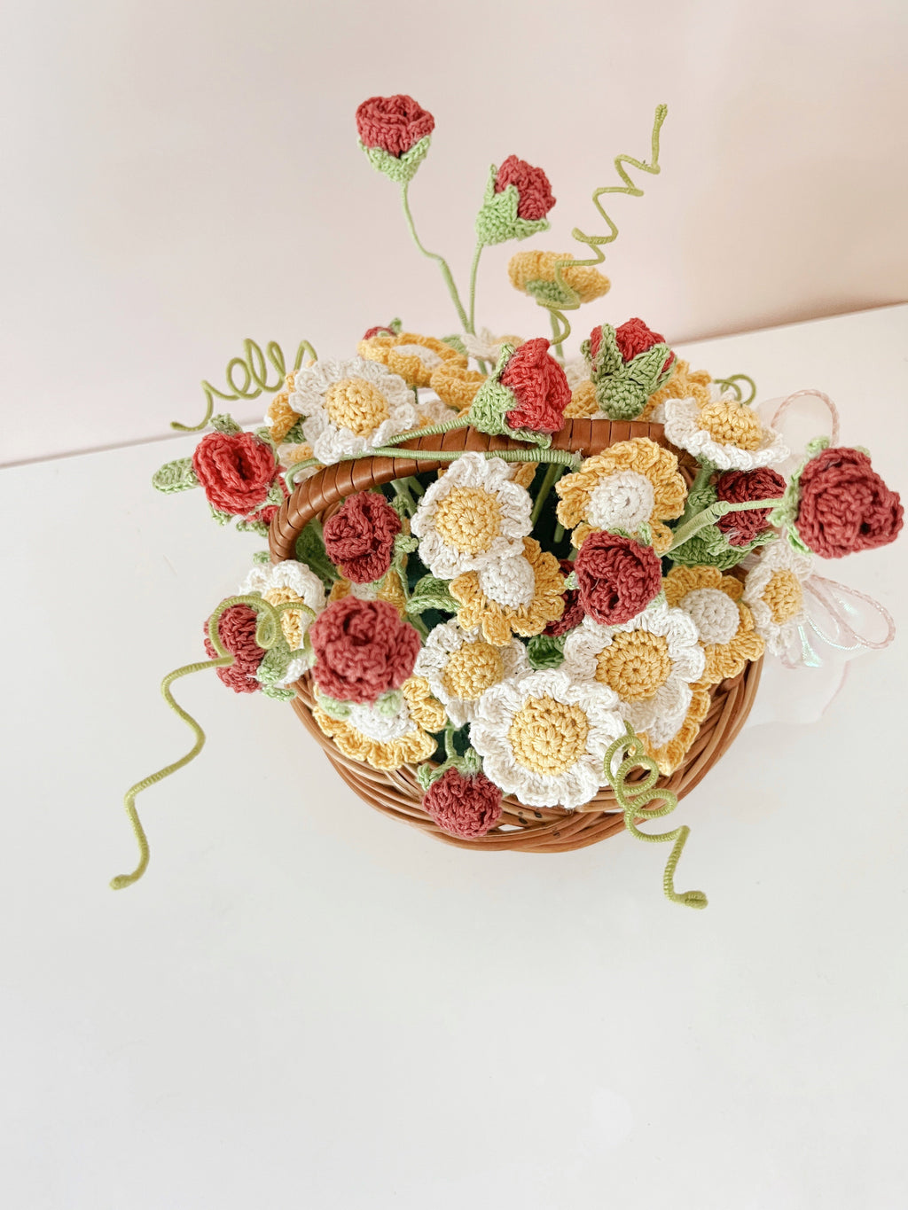 Crochet Flower Basket