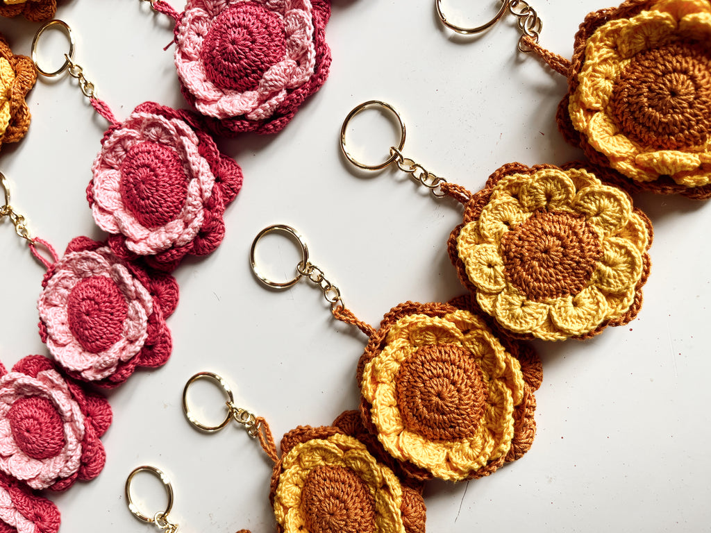 Crochet Flower Charm