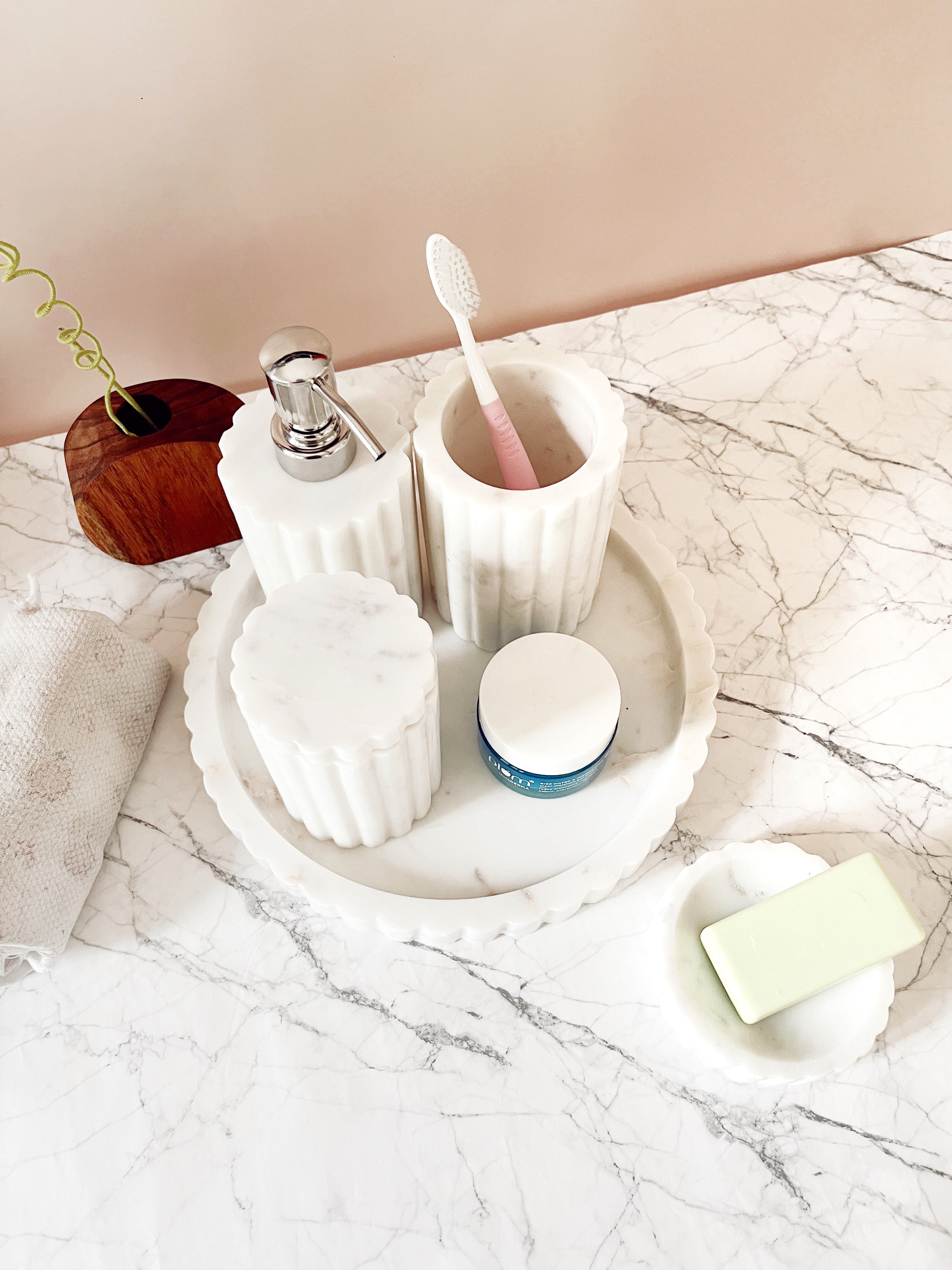 Bathroom Set - Marble