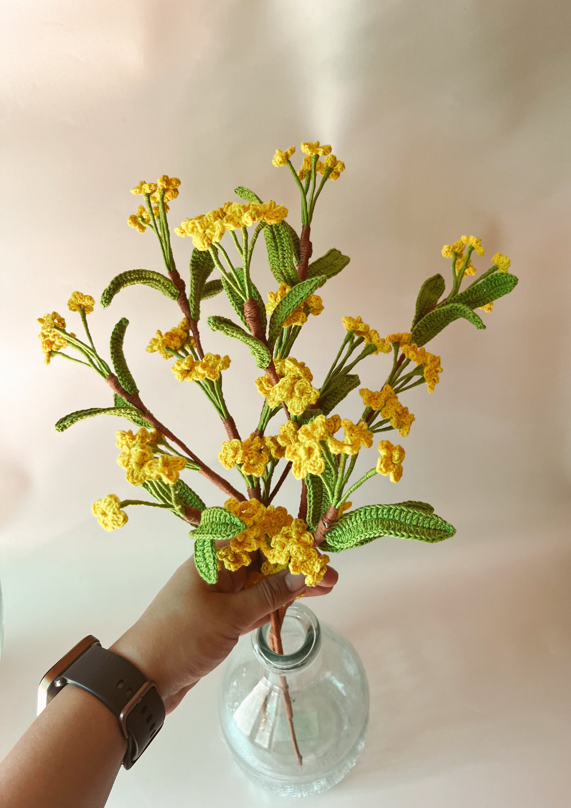 Crochet Golden Mimosa Steam