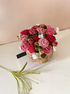 Crochet Rose Basket
