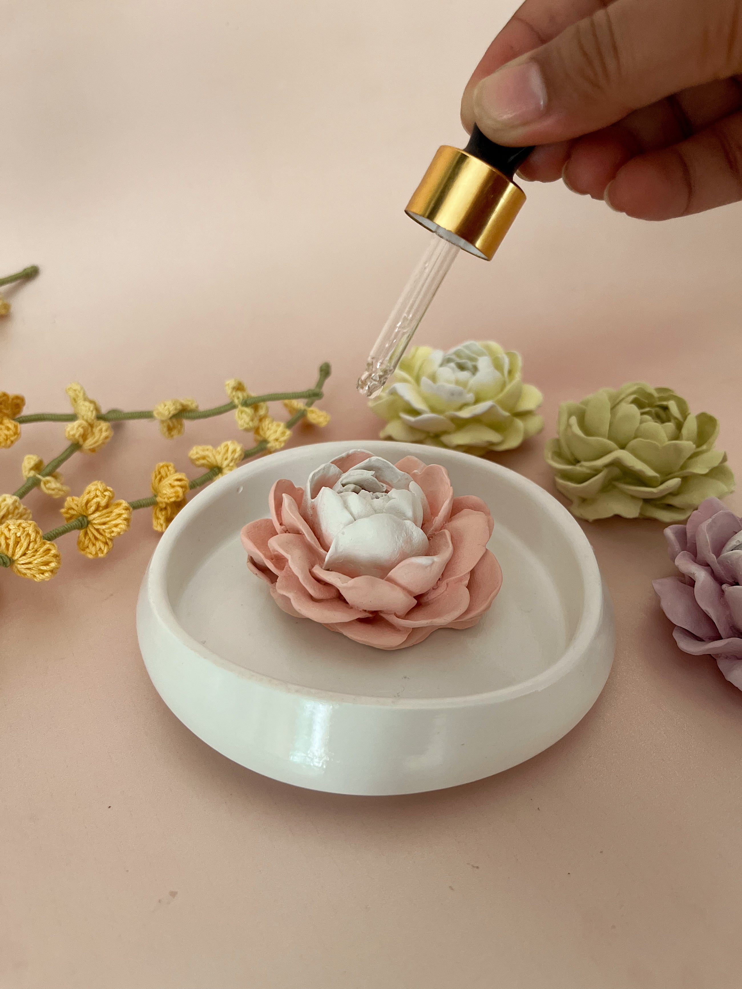 Concrete Flora Diffuser