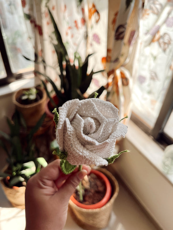 Crochet Rose Flower