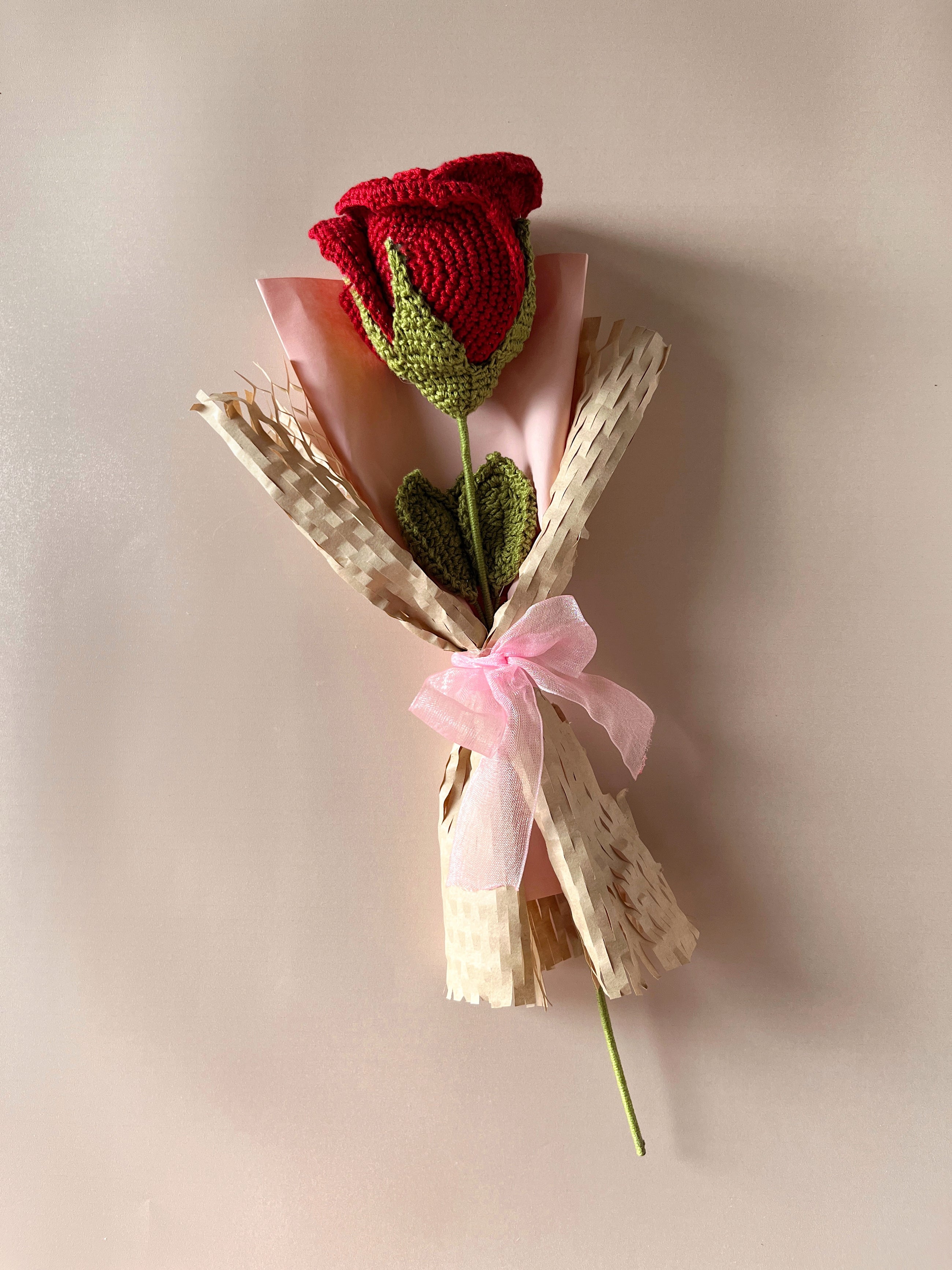 Crochet Rose Bouquet