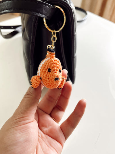 Crochet Fish Keychain