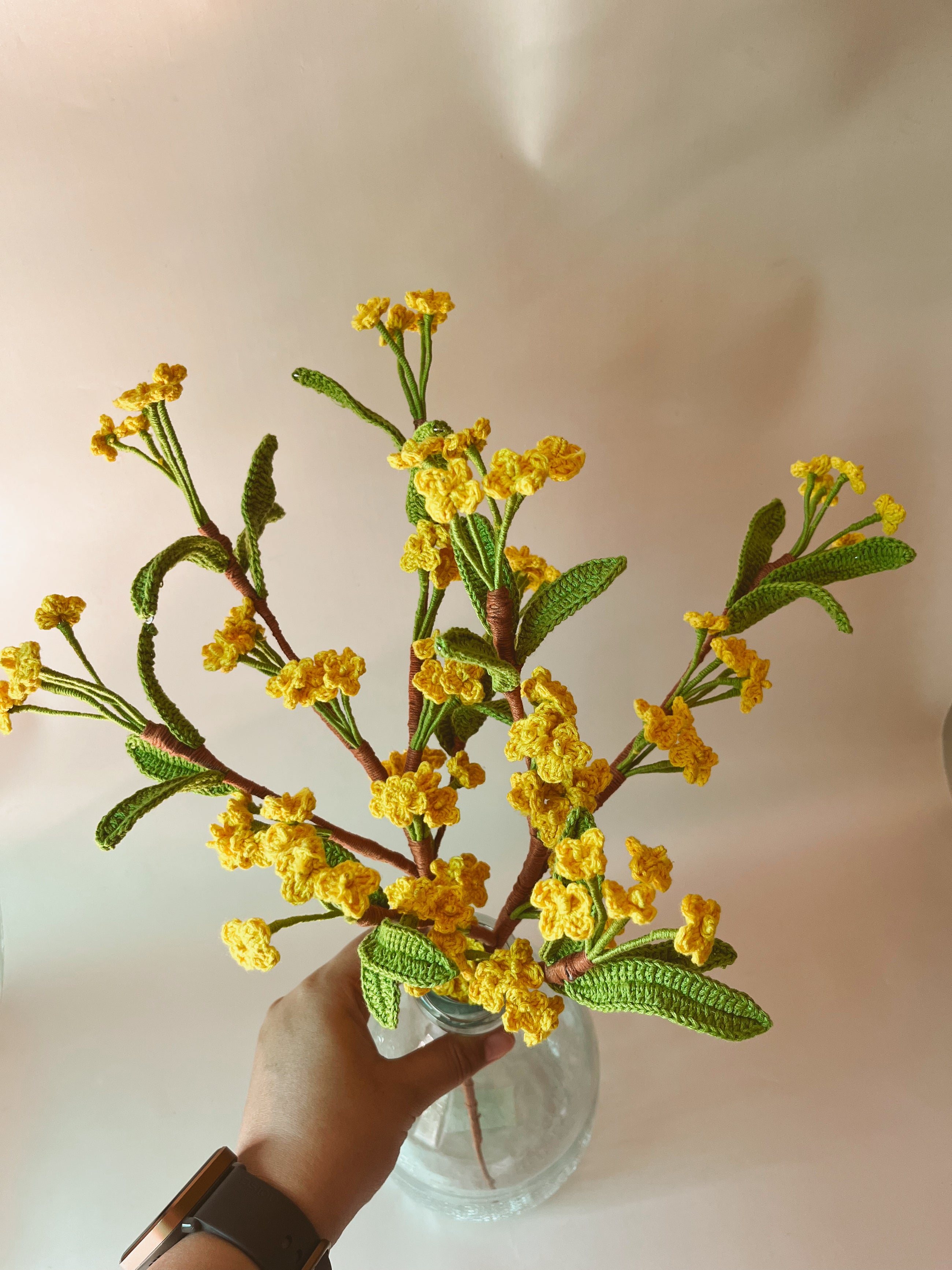 Crochet Golden Mimosa Steam