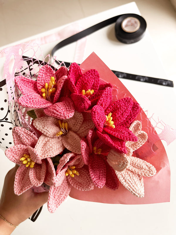 Crochet Tulip Bouquet