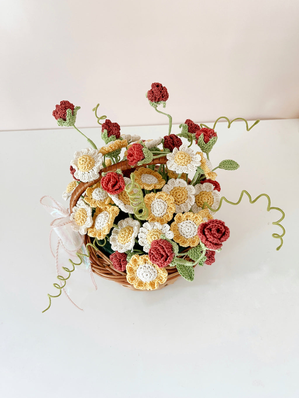 Crochet Flower Basket