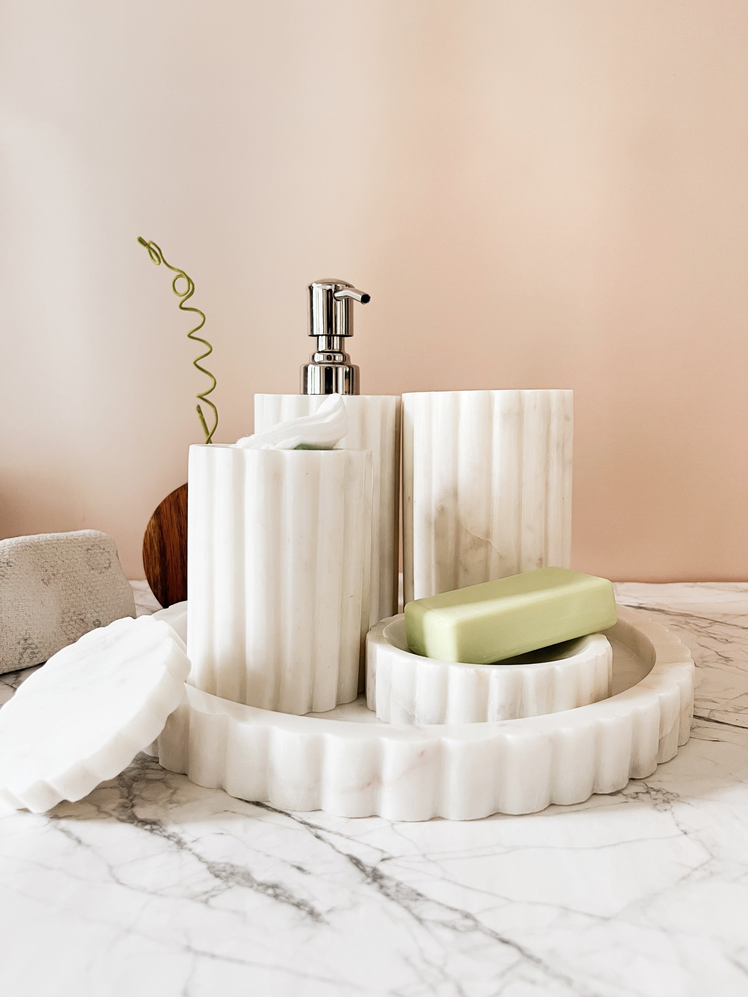 Bathroom Set - Marble