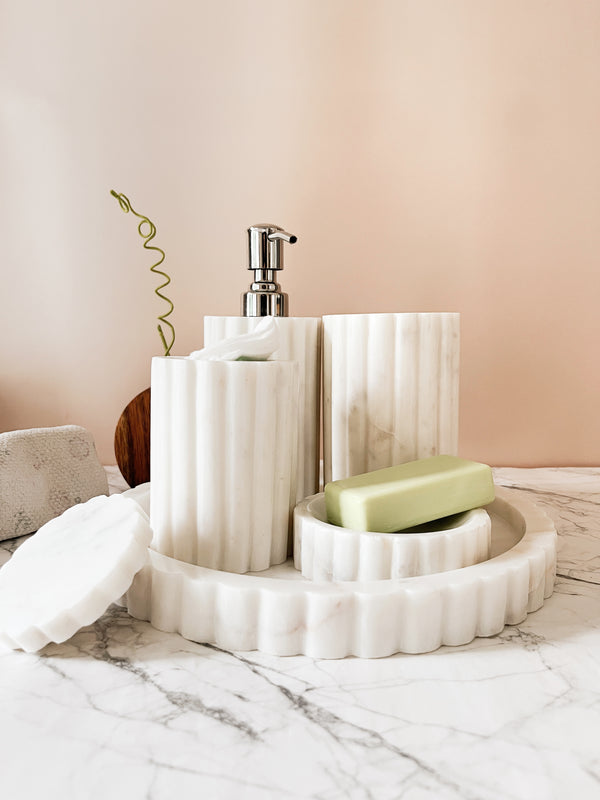 Bathroom Set - Marble