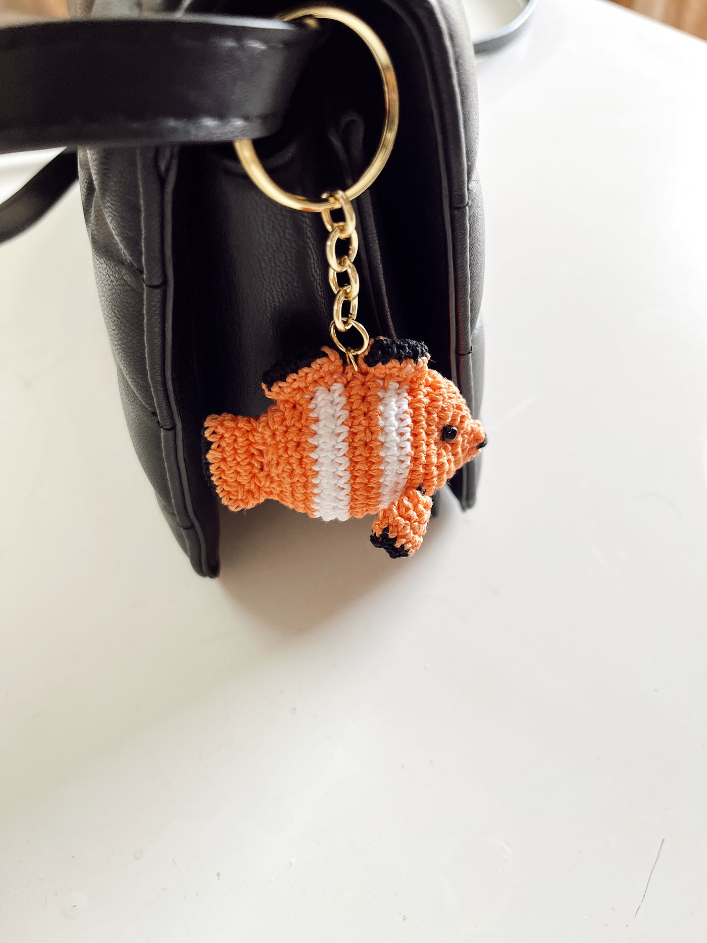 Crochet Fish Keychain