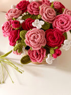Crochet Rose Basket
