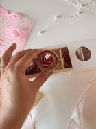 Tealight Candles set of 6-Golden Flower Design