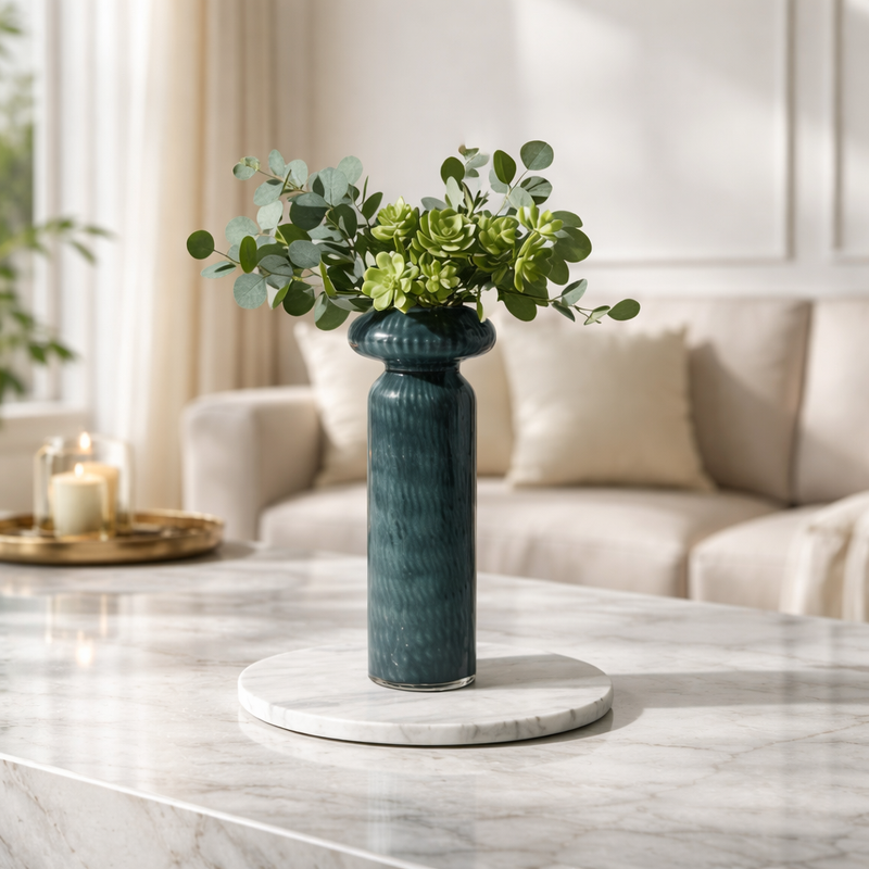 The Aurelia Midnight Flower Vase - Short