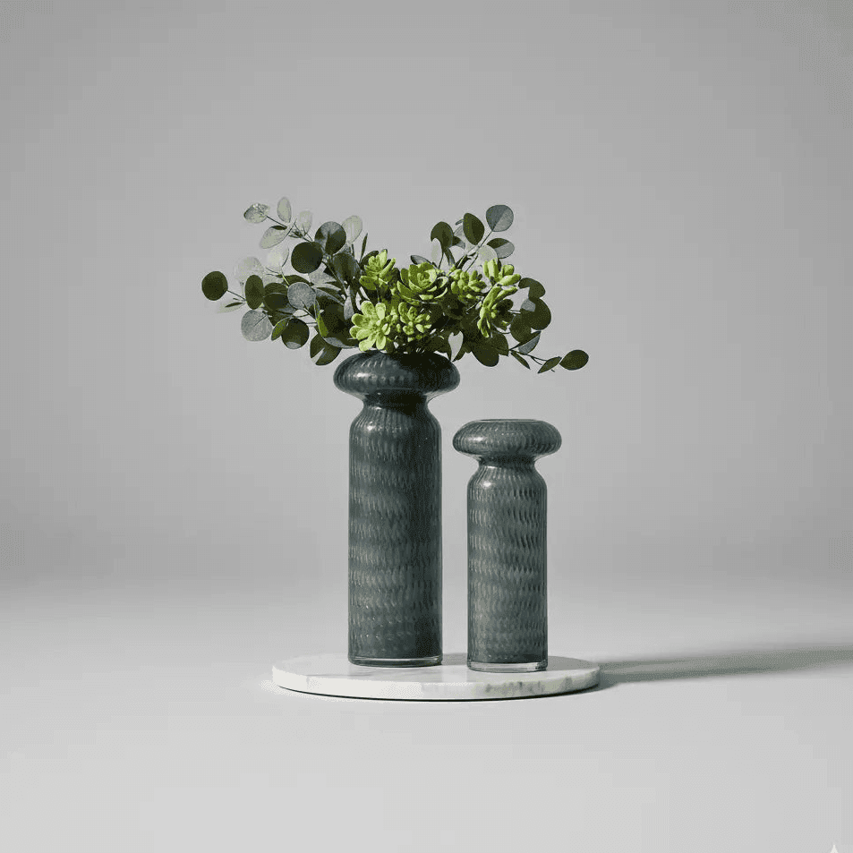 The Aurelia Midnight Flower Vase - Tall