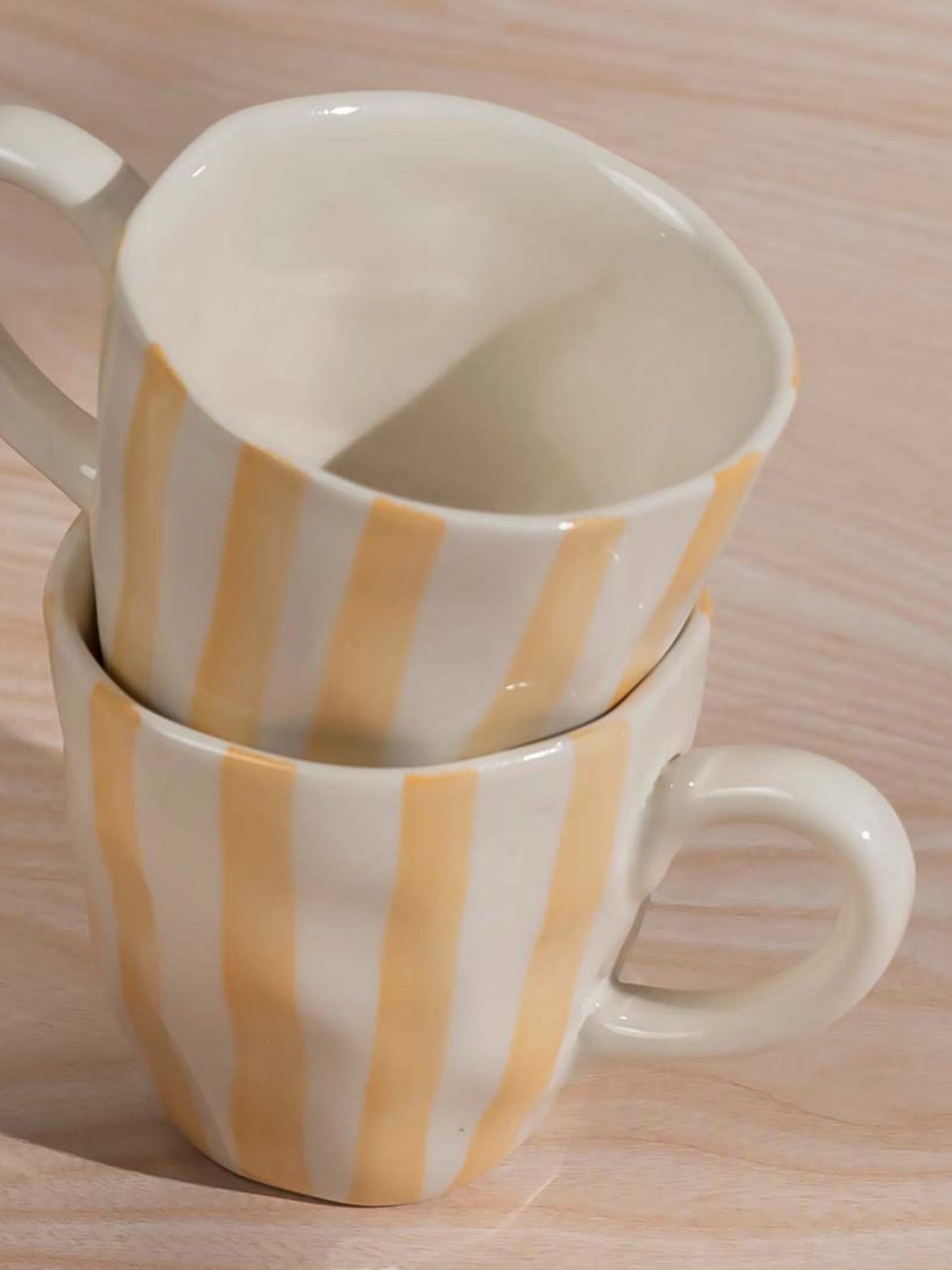 The Daily Yellow Mugs Set of 2