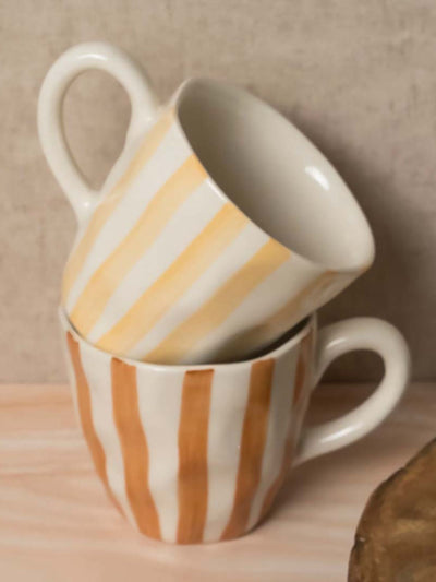 The Daily Yellow Mugs Set of 2